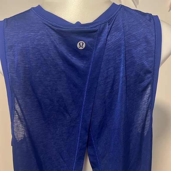 Lululemon Blue Open Tank - Picture 4 of 5
